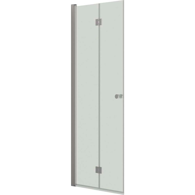 Dansani Match duschdörr, modell B, 77 cm, klart glas, satin profil