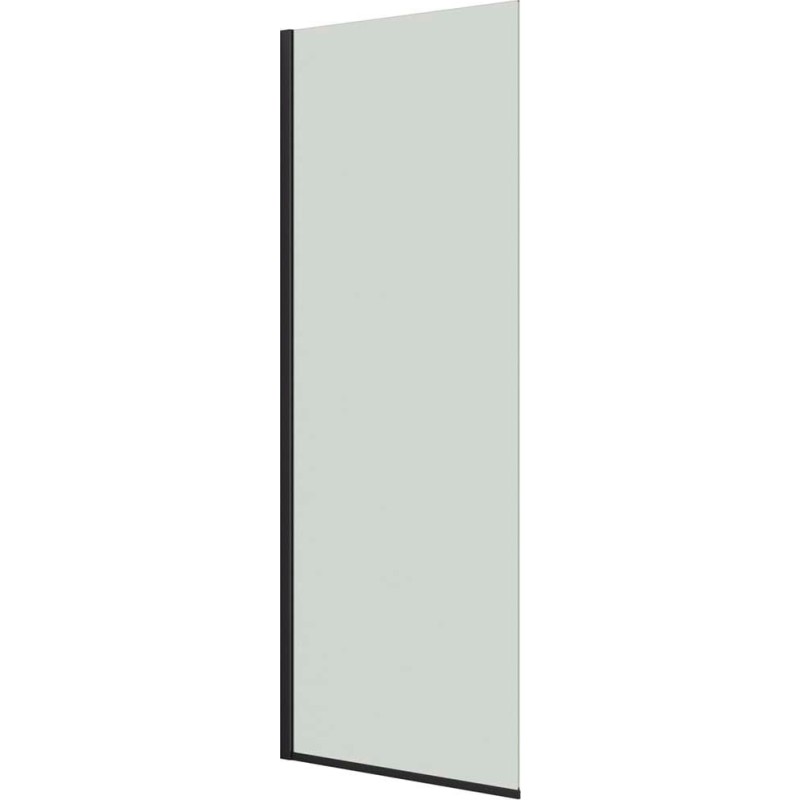 Dansani Match duschv&auml;gg, modell D, 87 cm, klart glas, svart profil