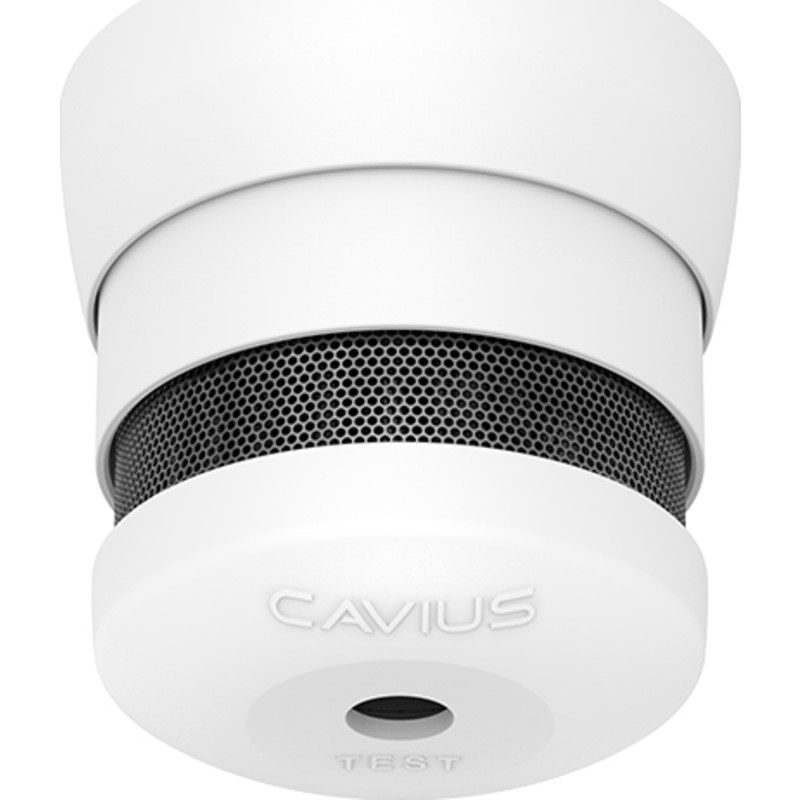 Cavius Mini brandvarnare, 10 års batteritid, vit