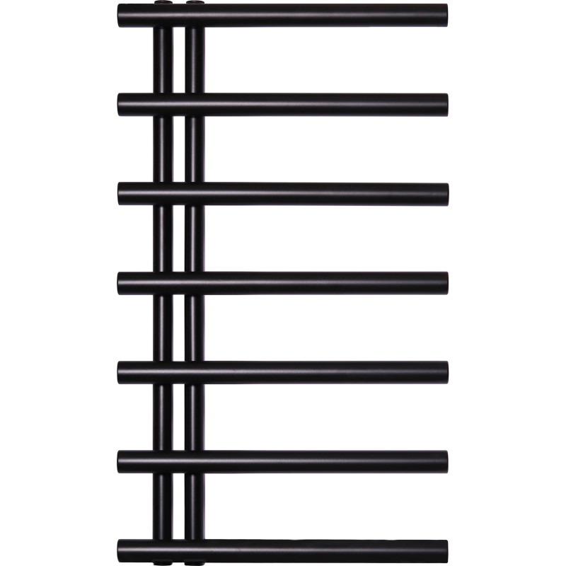 Kriss Merkur håndklædetørrer, kombi, 50x85,8 cm, sort
