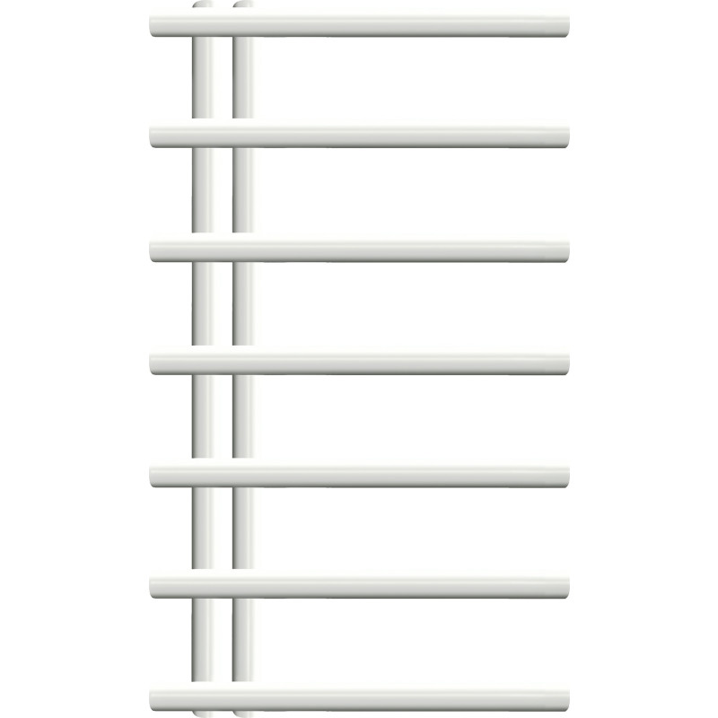 Kriss Merkur håndklædetørrer, kombi, 50x85,8 cm, hvid