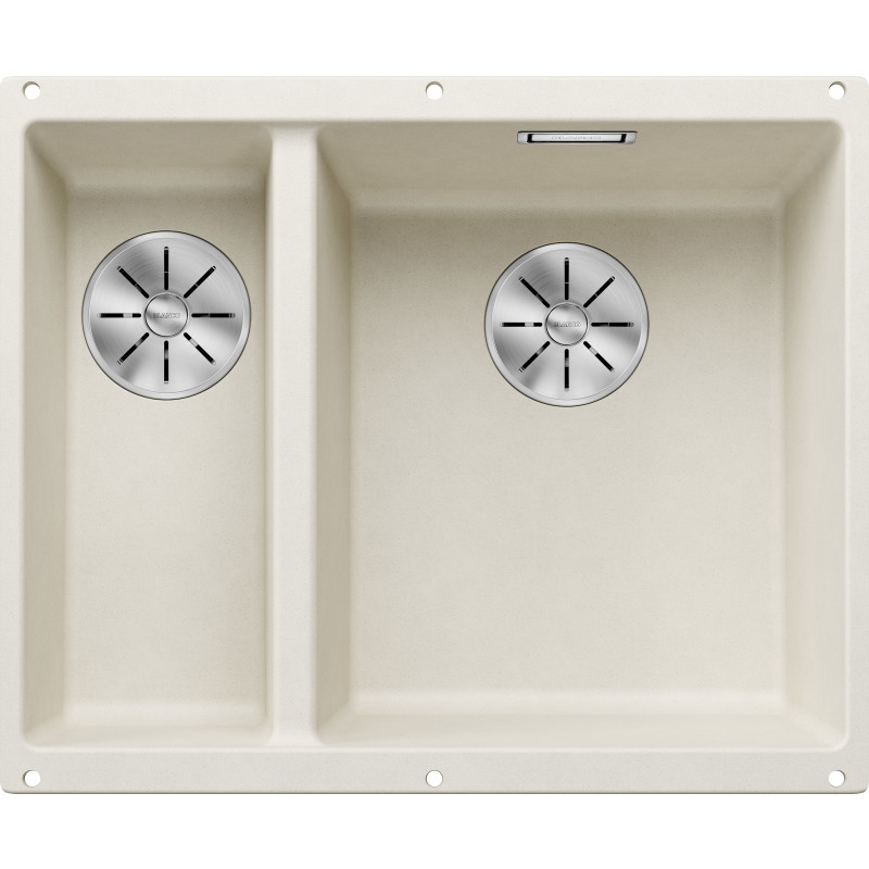 Blanco Subline 340/160-U UXI diskb&auml;nk, 55,2x42,7 cm, vit