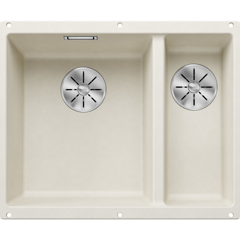 Blanco Subline 340/160-U UXI diskb&auml;nk, 55,2x42,7 cm, vit