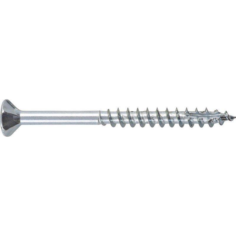 NKT Elforzinket spånskrue, med undersænket hoved, 4,0x40 mm, 500 stk
