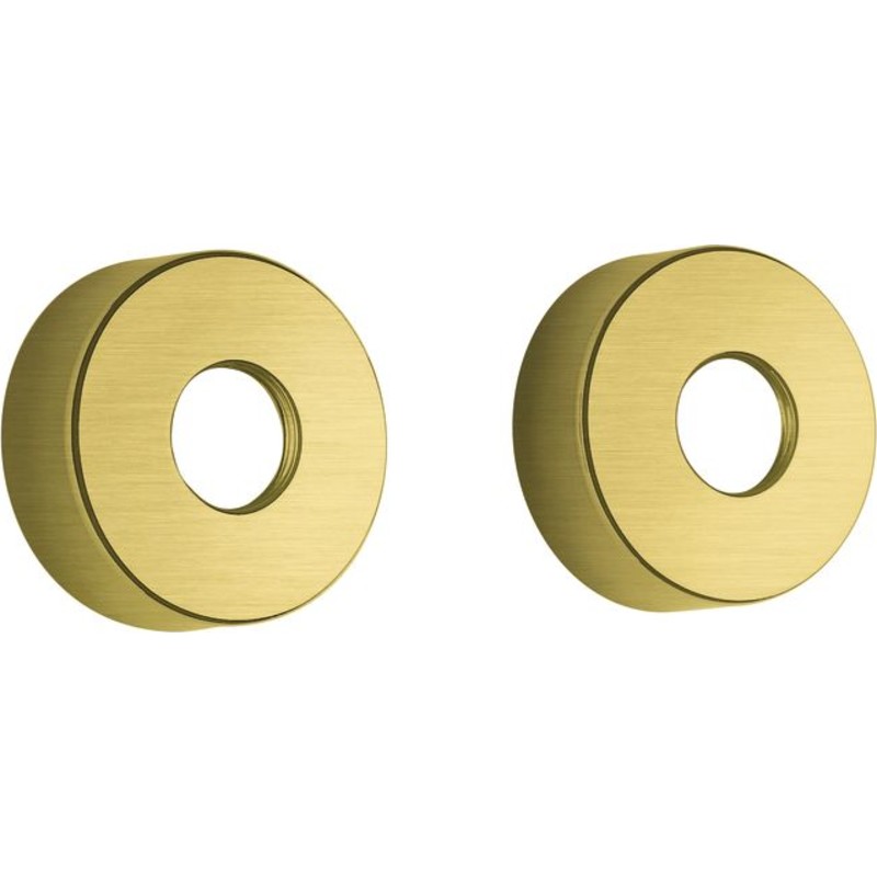 Damixa Rosetter 3/4'' Ø75mm 2stk. børstet messing Med PVD overfladebelægning