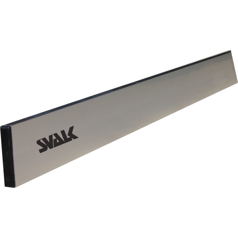 Svalk alu retteskinne 3,0m - u/libelle, forstærket med midtribbe, 18x100mm