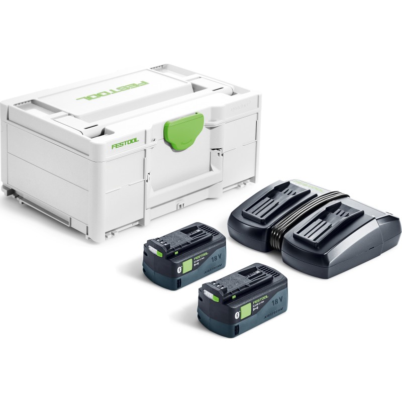 Festool 577707, Batteri- og opladersæt, Lithium, 5 At, 18 V, Festool, Boremaskine, Elektrisk multiværktøj, Skruemaskine, Borehammer