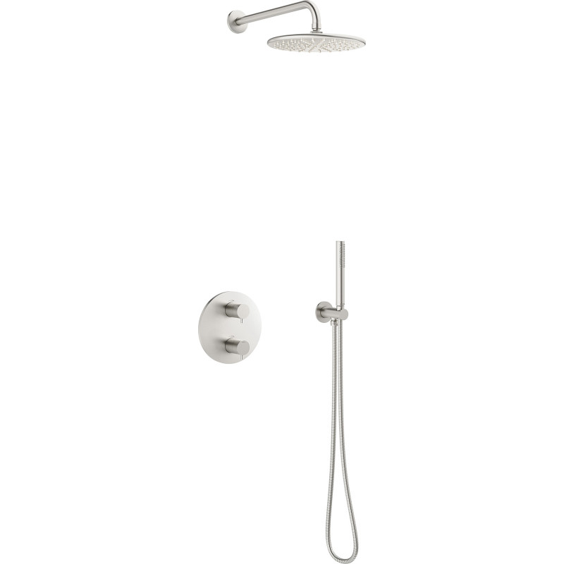 DAMIXA SILHOUET HS1 INDBYGNING BAD - KOMPLET PAKKE. STEEL (PVD)