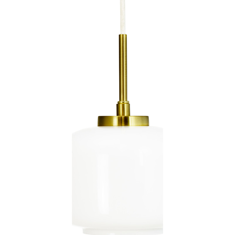 Arp Pendel Ø15 Opal/Brass - Dyberg Larsen - Stue - Design - Glas - Med skærm