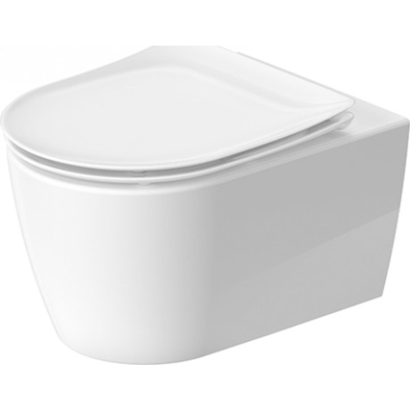 Duravit Soleil v&auml;ggh&auml;ngd toalett, utan spolkant, antibakteriell, vit