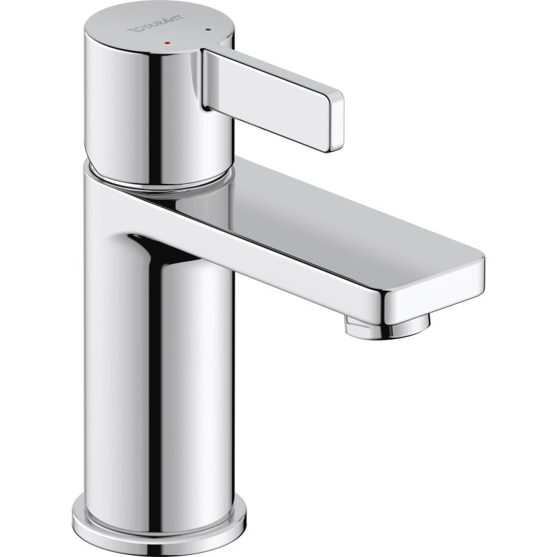 Duravit D-Neo tvättställsblandare, small, krom