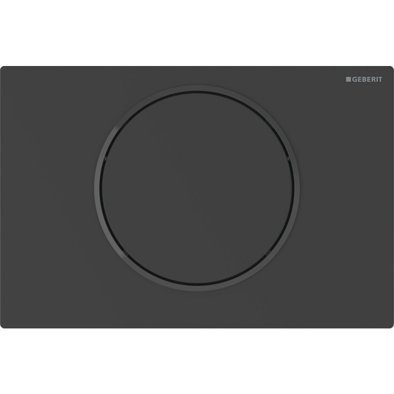 Geberit Sigma 10 Round betjeningsplade, til armstøtte, mat sort/sort