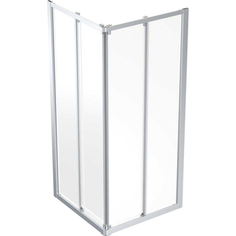 Contura Shower Duschkabin Showerama, 89x89 cm, klart glas, aluminiumprofil