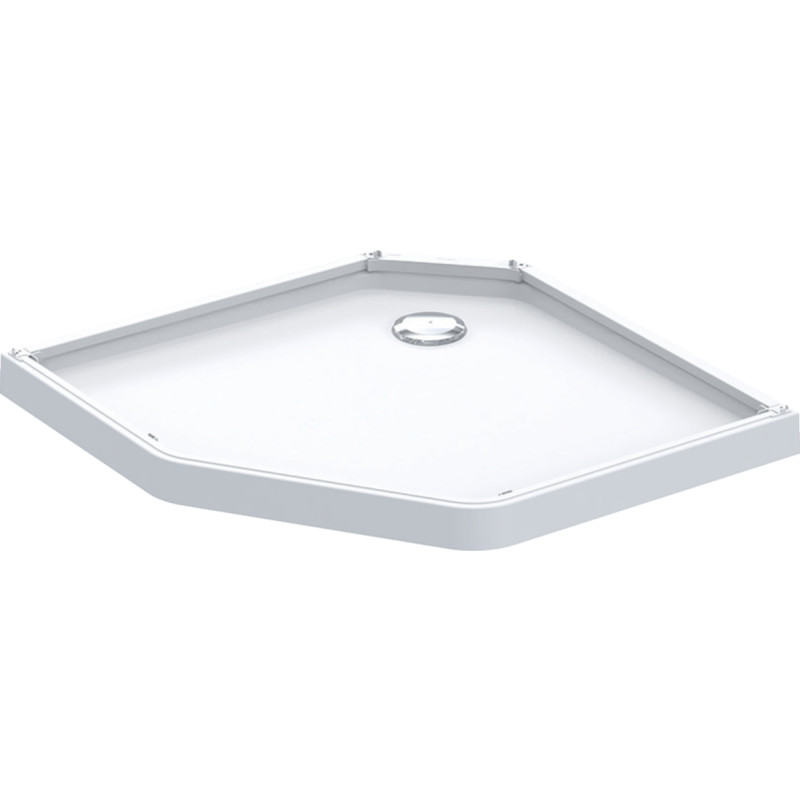 Contura Shower Showerama kabinekar, 90x90 cm, hvid
