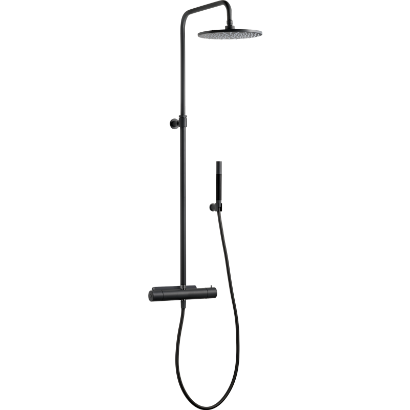 Tapwell TVM7200-160 duschset, matt svart