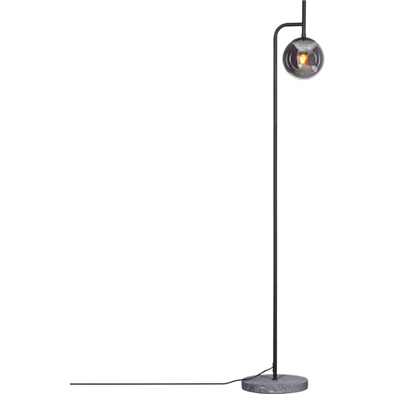 Boyle Gulvlampe Smoke Grey - By Rydéns - Stue - Moderne - Sten - Med én lyskilde
