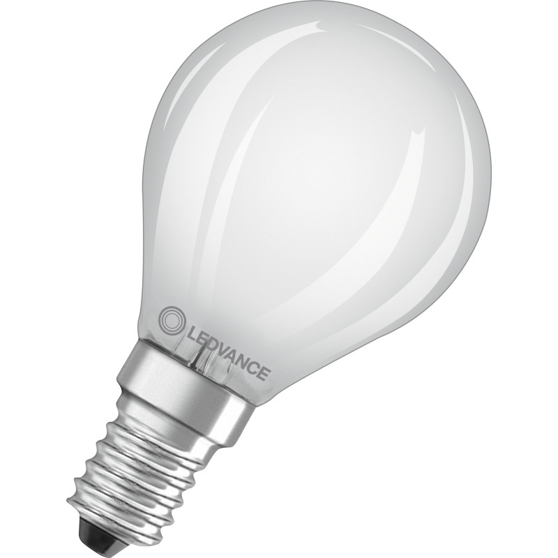 LEDVANCE Classic - LED-filament-lyspære - form: P25 - matteret finish - E14 - 2.5 W (tilsvarende 25 W) - klasse F - varmt hvidt lys - 2700 K