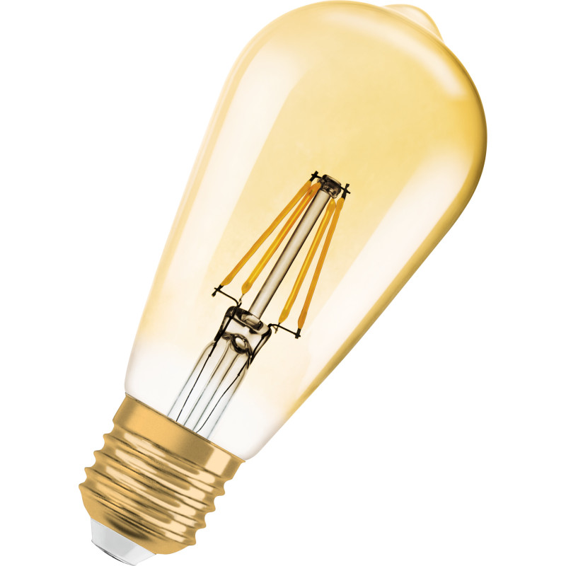 Ledvance Parathom E27 edisonlampa, 2400K, 7W