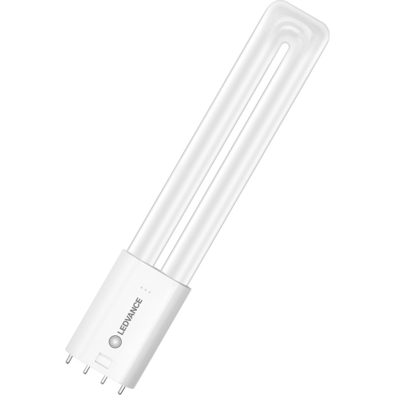 LEDVANCE Value Class Dulux - LED-lyspære - form: biax - matteret finish - 2G11 - 8 W (tilsvarende 18 W) - klasse E - varmt hvidt lys - 3000 K