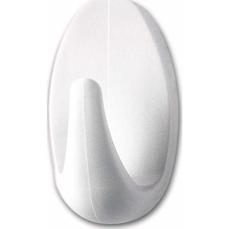 tesa Powerstrips Hooks Small Oval self-adhesive White
