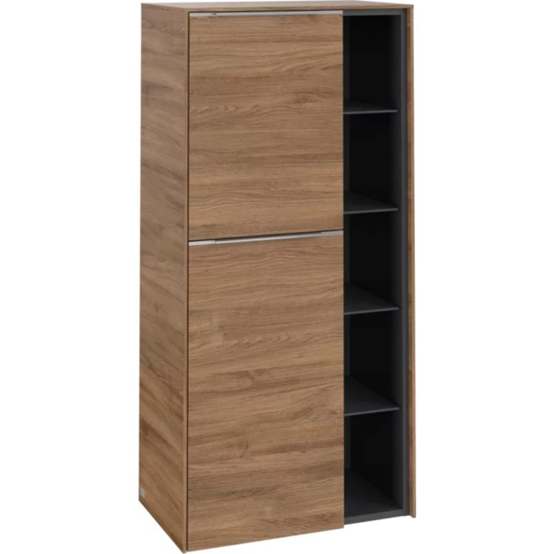 Villeroy & Boch Subway 3.0 högskåp, 57,4x120 cm, ek