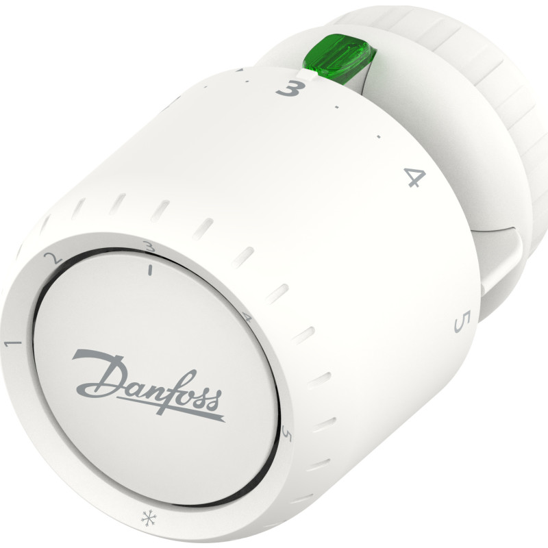DANFOSS Aveo Standardtermostat med indbygget føler. Indstillingsområde 7-28°C, Frostsikring