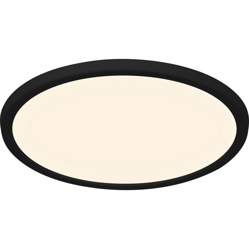 Nordlux Oja Bath dimbar plafond, kelvinskift, svart, &Oslash;29 cm