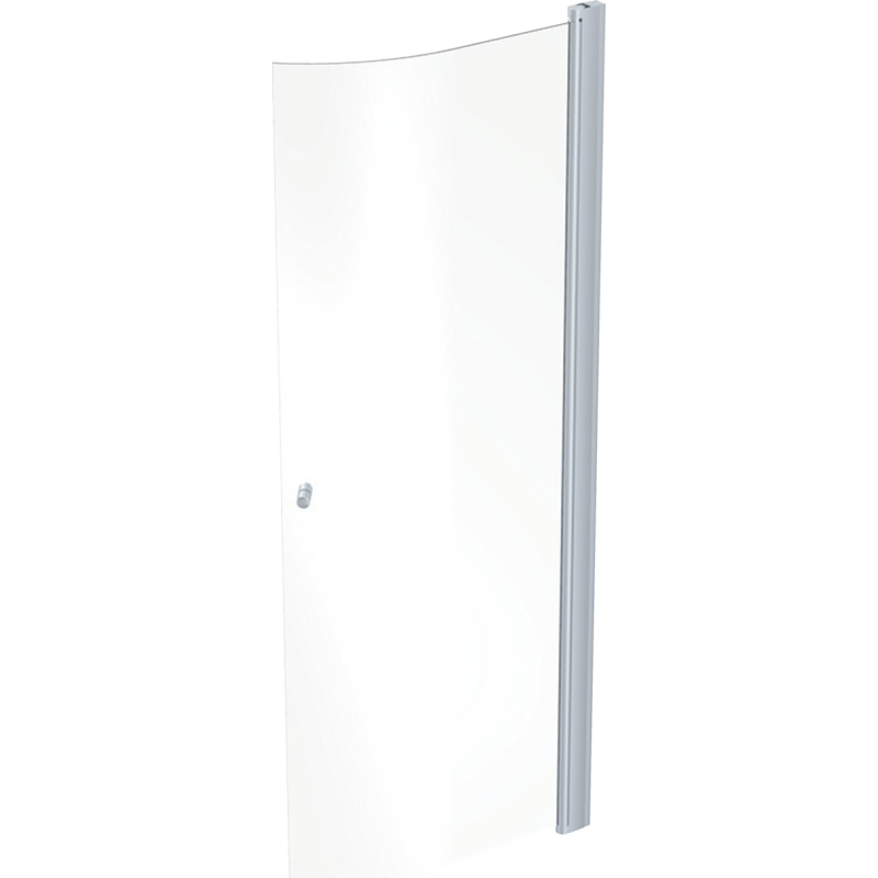 Contura Shower Space brusedør, 62,3 cm, lav model, klart glas, aluminium profil