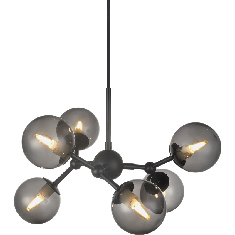 Halo Design Atom Mini pendellampa, r&ouml;kf&auml;rgad