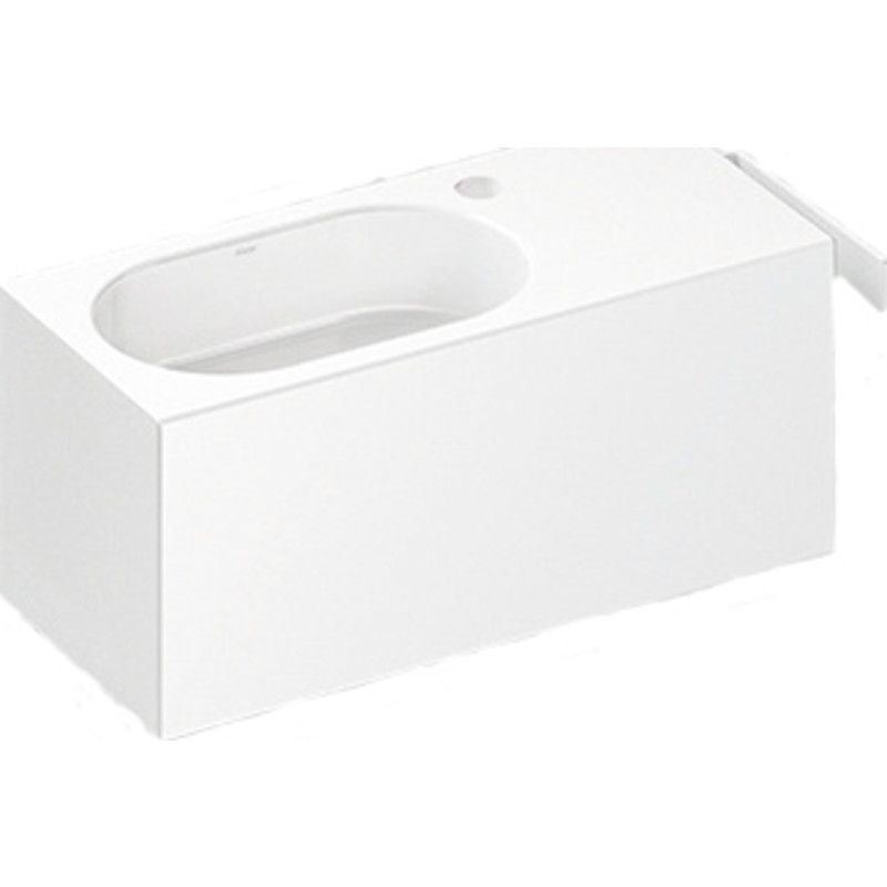 Laufen XXS1 håndvask, 58x23,6 cm, venstre, hvid