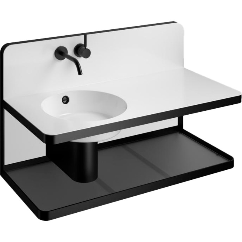 Laufen WP.S19.1 håndvask, 100x47,7 cm, venstre, hvid