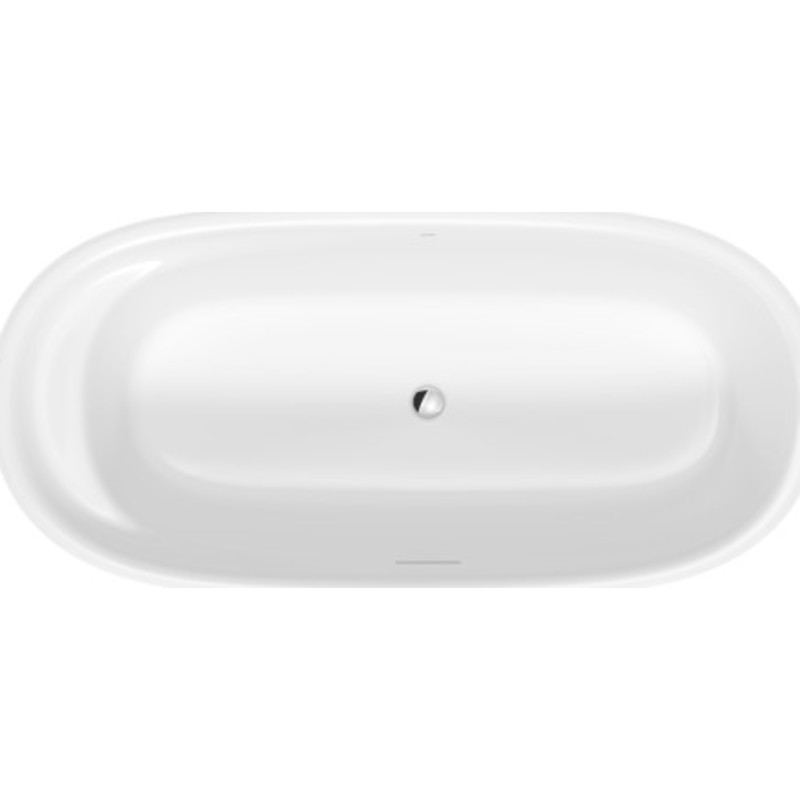 Duravit Cape Cod badekar 1855x885mm oval, fritstående med integreret panel