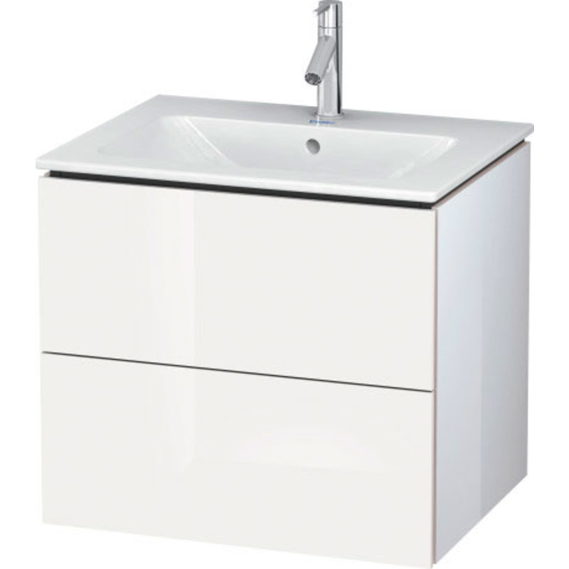 Duravit L-Cube tvättställsunderskåp, 62x48 cm, vit högglans