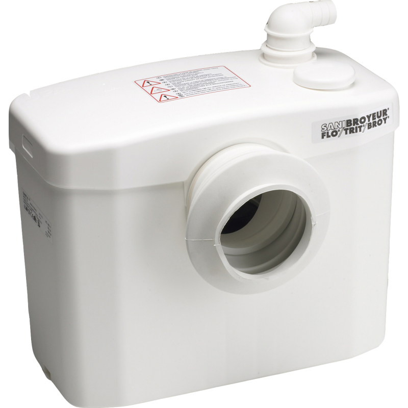 Saniflo aflbspumpe Silence for toilet - B: 330, H: 263, D: 163 mm