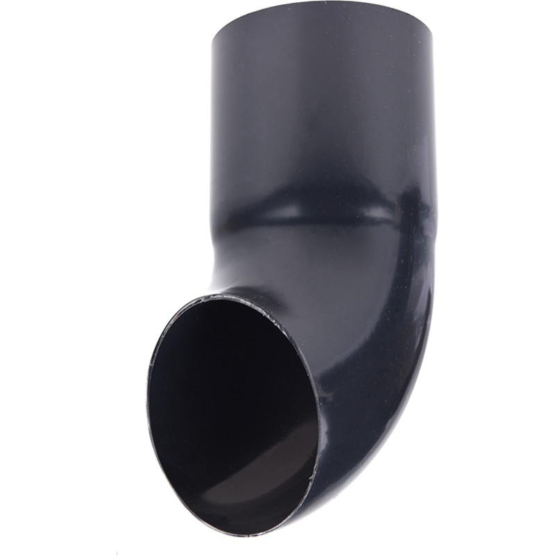 Plastmo udkaster i sort med Ø110 mm nedløb