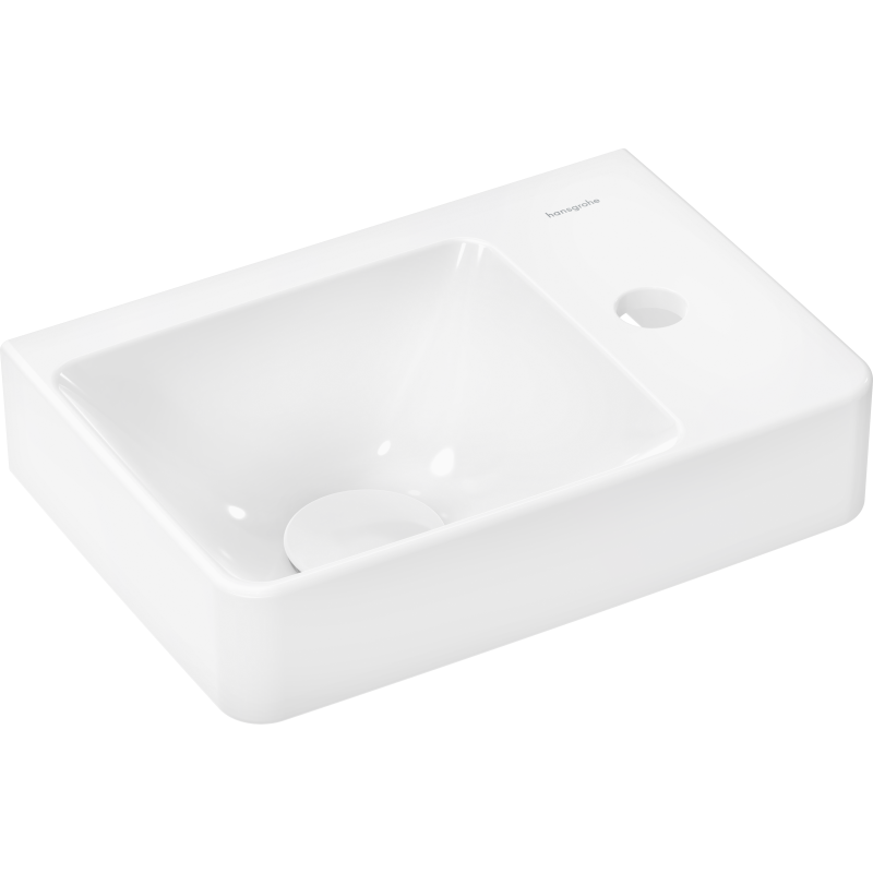 Hansgrohe Xelu Q håndvask, 36x25 cm, højre, hvid