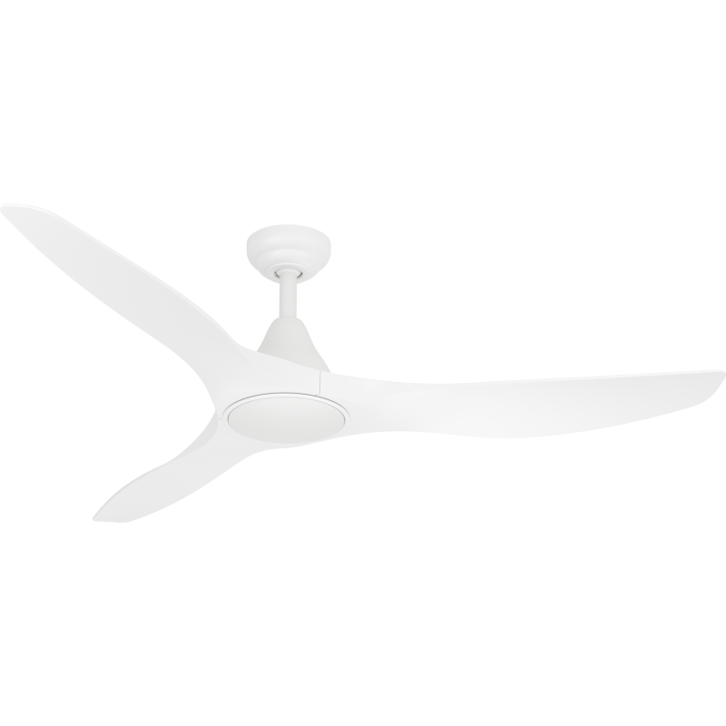 Eglo Portsea ventilator med lys, hvid