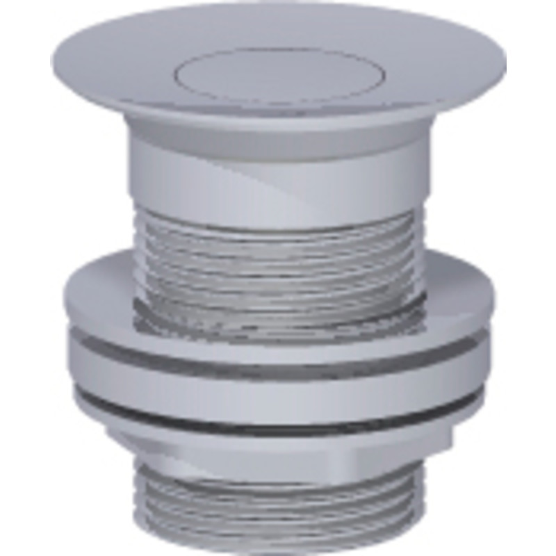 Dansani Calidris bottenventil, push-open, krom
