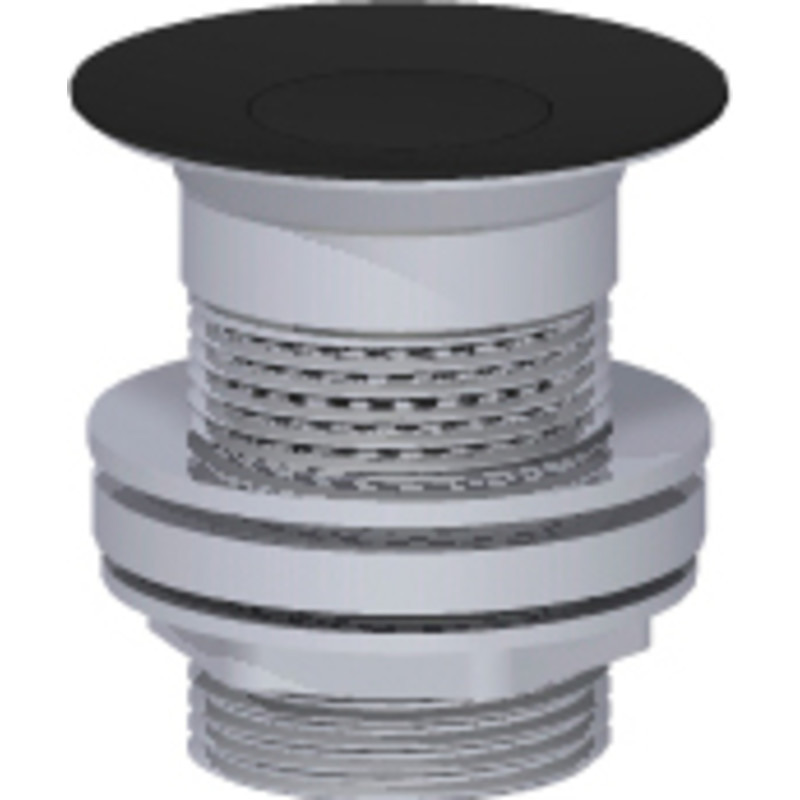 Dansani Calidris bundventil, push-open, sort