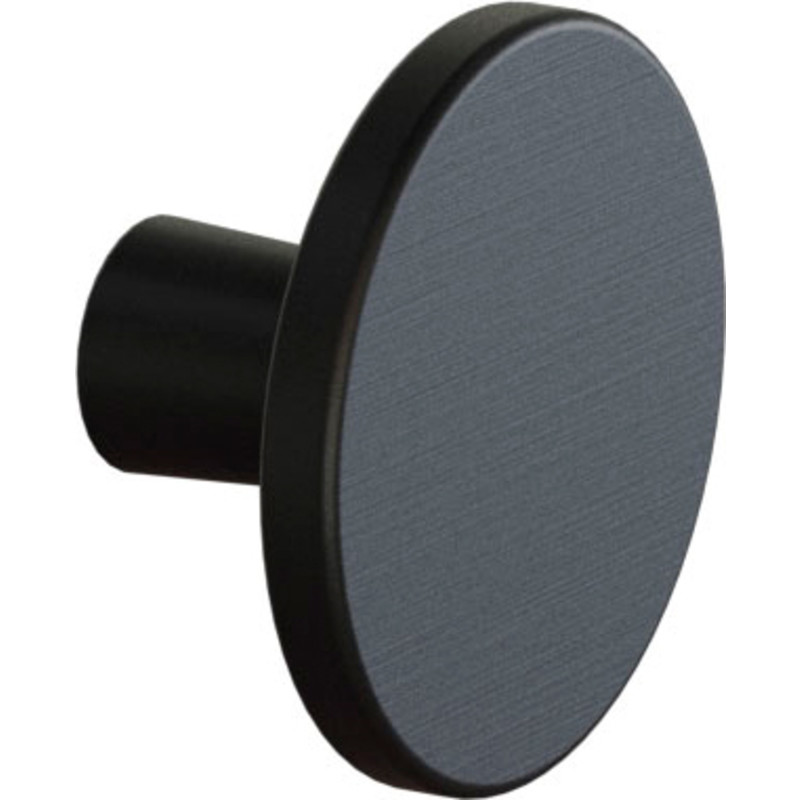 Dansani Button greb, Ø42 mm, mat sort