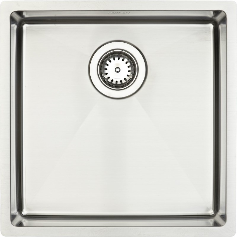 Lavabo Kubus 400 Soft køkkenvask, 44x44 cm, rustfrit stål