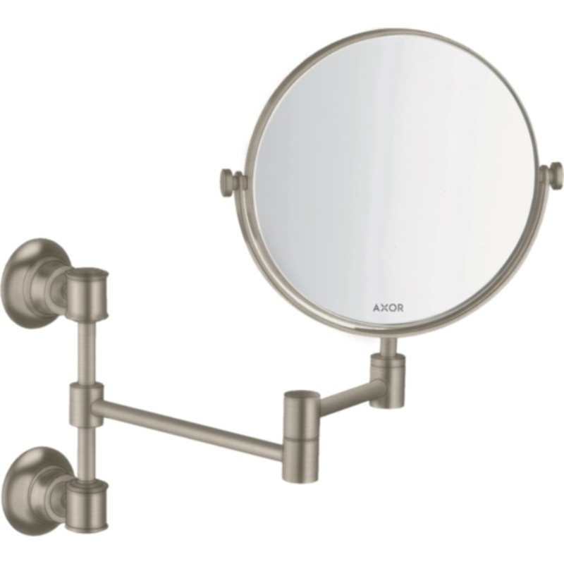 AXOR Montreux sminkspegel Ø17 cm, borstad nickel