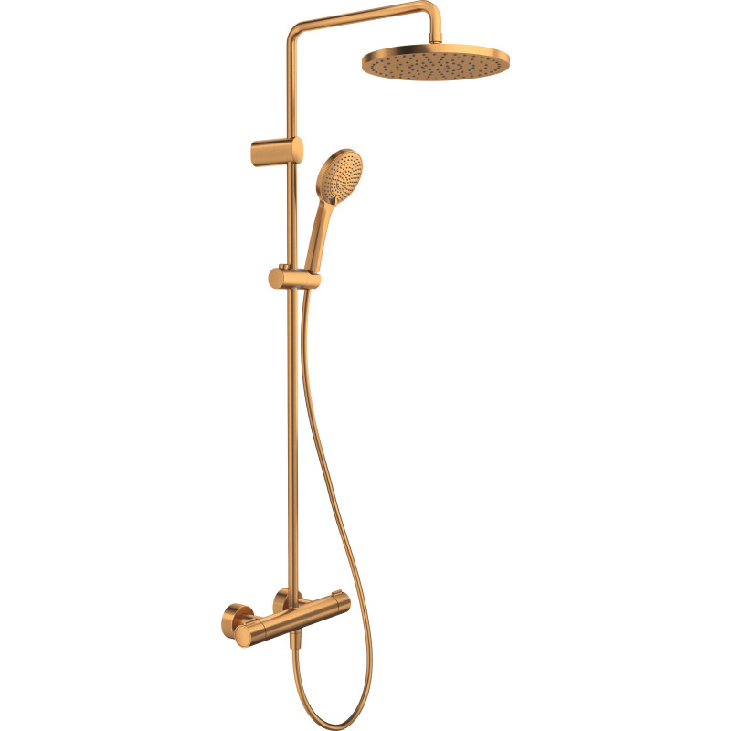 Duravit duschset, vattenbesparande, brons