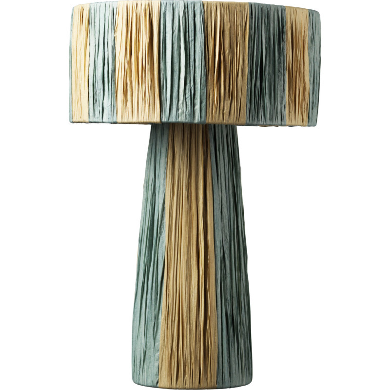 Jore Copenhagens bordlampe Mushroom blå 38x28 cm