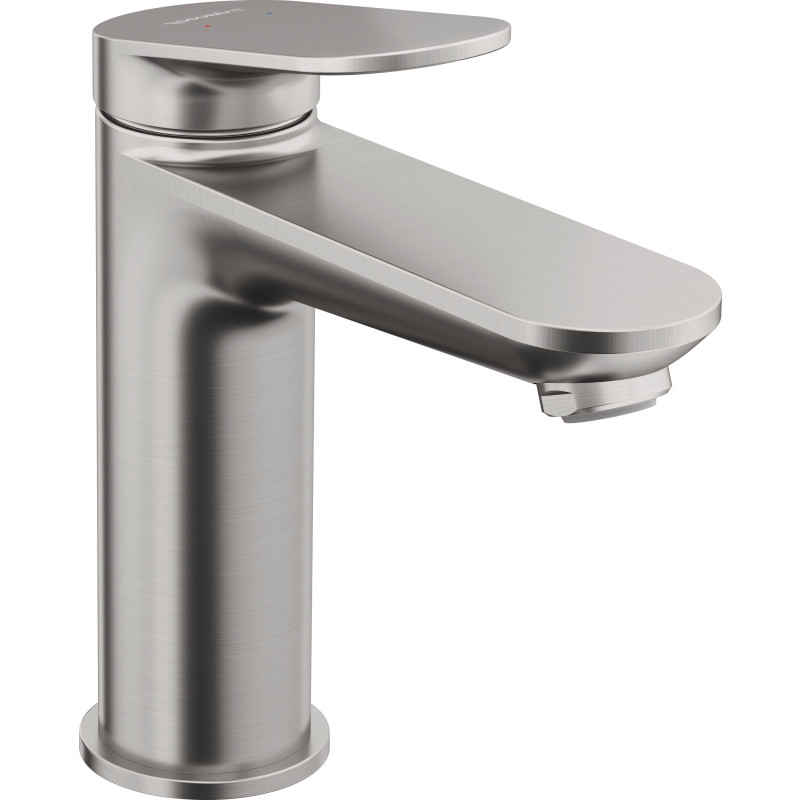 Duravit Wave M håndvaskarmatur, rustfrit stål uden bundventil