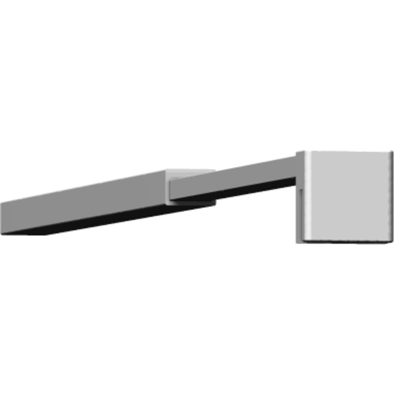 Dansani Match teleskopstang, 60-100 cm, krom