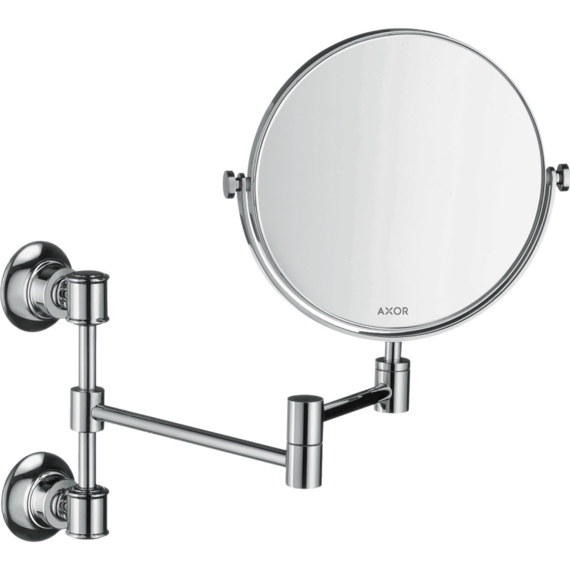 AXOR Montreux sminkspegel, Ø17 cm, krom