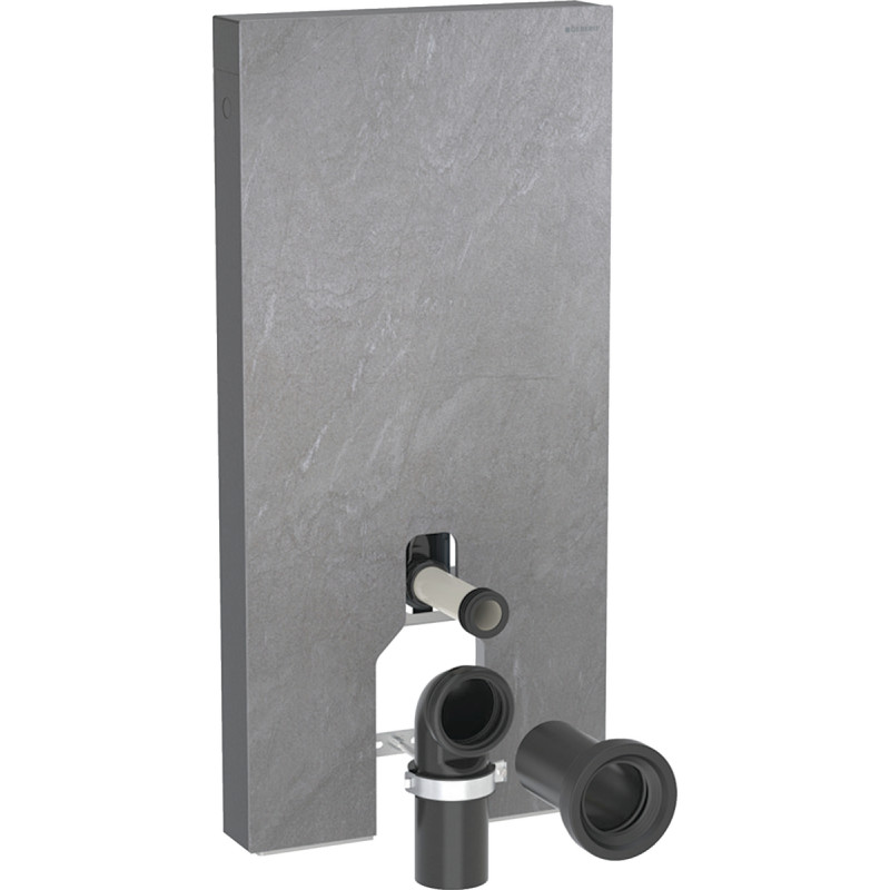 Geberit Monolith cisterne til back-to-wall toilet, 101 cm, grå skiferlook