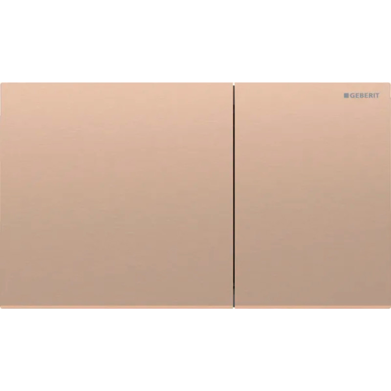 Geberit Sigma 70 Square betjeningsplade, børstet rødguld