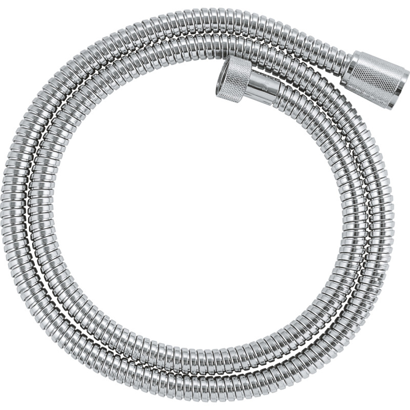 Grohe VitalioFlex Long-life bruseslange, 1,25 meter, krom